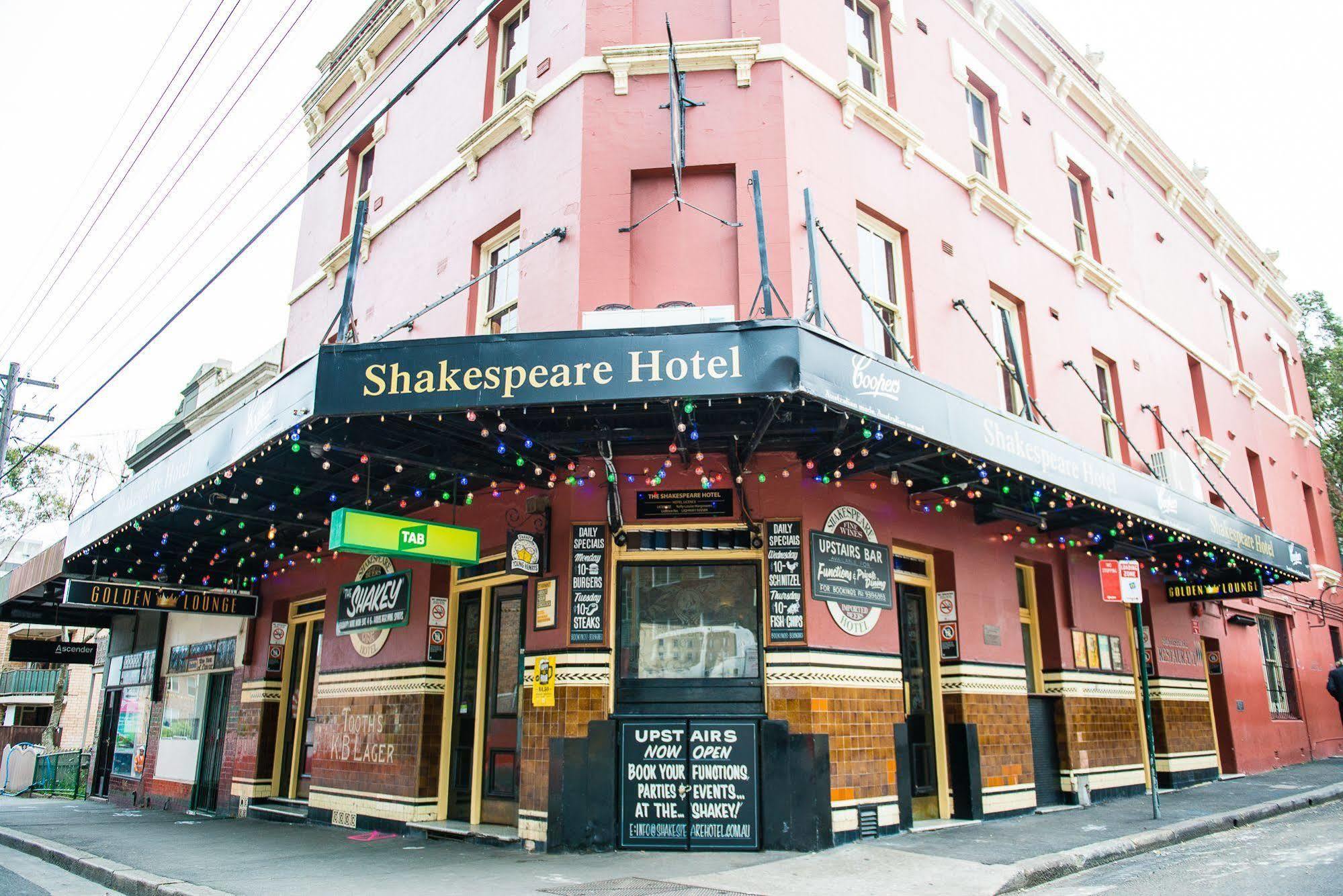 Shakespeare Hotel Surry Hills Eksteriør bilde